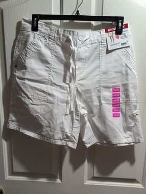 UNIONBAY White Women's Cargo Drawstring Shorts